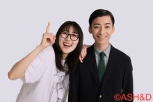 十九人。左からゆッちゃんw、松永