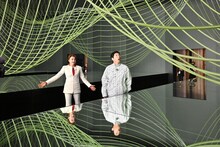 大阪・関西万博を訪れる藤原紀香と今田耕司