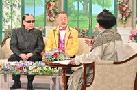 （左から）Mr.マリック、マギー司郎、黒柳徹子