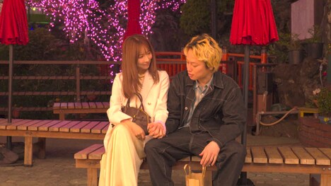 夜の浅草デートを体験する見取り図リリーと三上悠亜