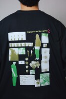 『かが屋の大カロ貝展2』ロングスリーブTシャツ（黒）