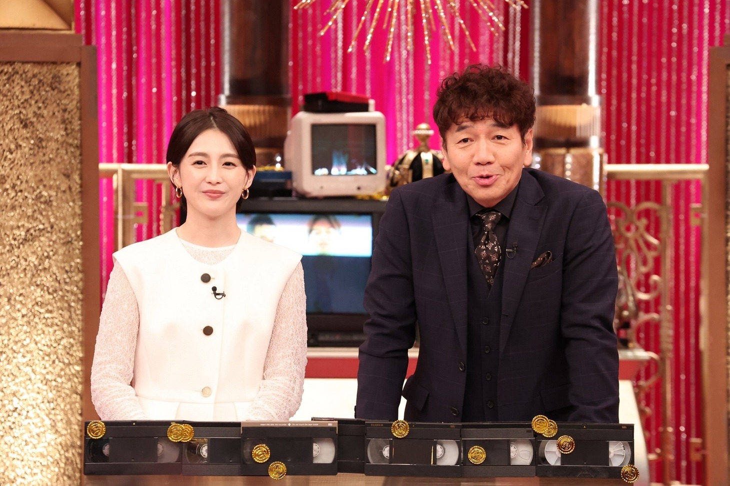 くりぃむしちゅー上田と宮司愛海アナ