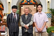 左から、劇団ひとり、笑福亭鶴瓶、小泉孝太郎