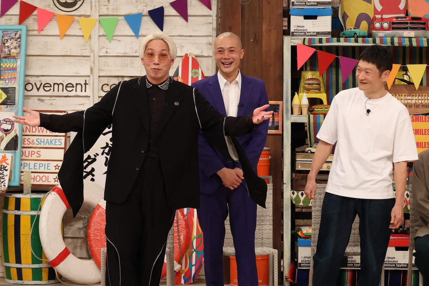 左から、リンダカラー∞Den、バッツネ、ザブングル加藤