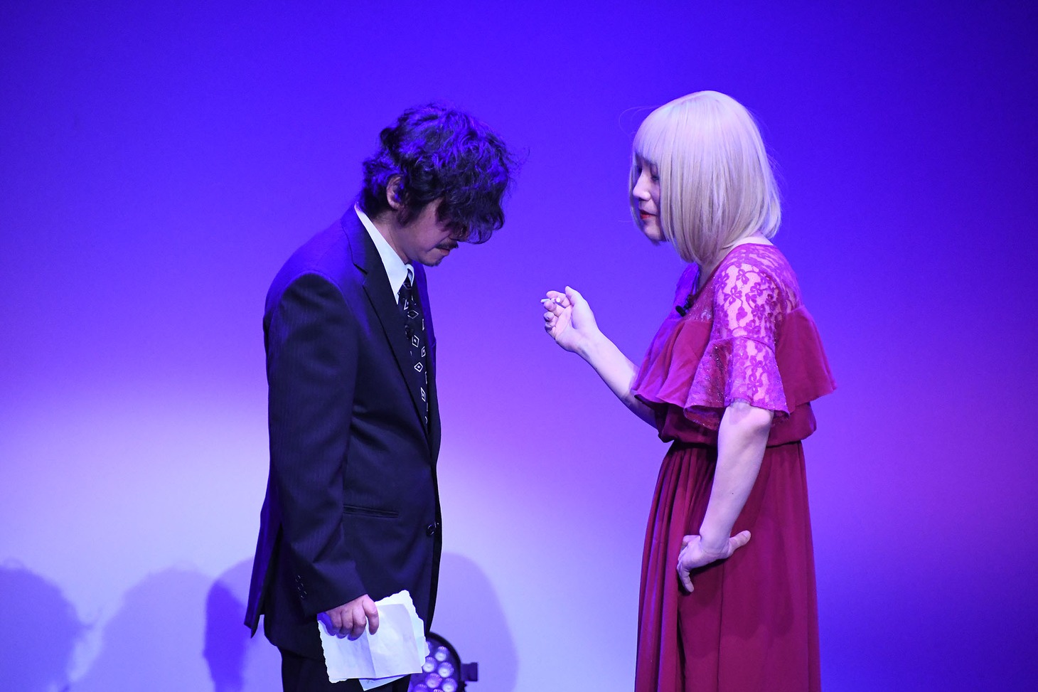 再演「木綿のハンカチーフ」のワンシーン