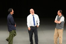 笑い飯＆千鳥とトークするルシファー吉岡