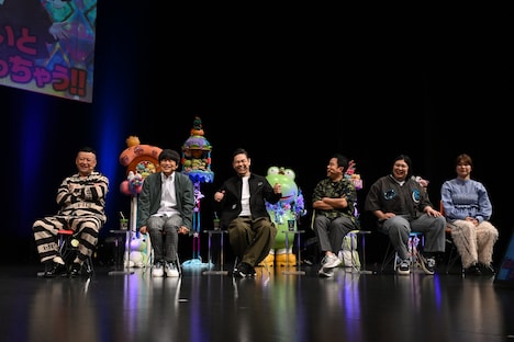 「アメトーーク常連芸人」の（左から）ケンドーコバヤシ、バカリズム、品川庄司・品川、ダイアン津田、紅しょうが