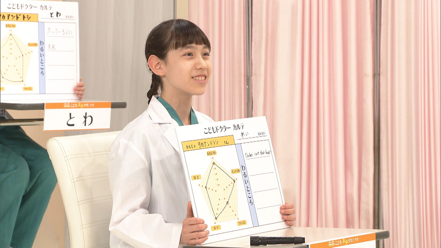 タカアンドトシにアドバイスするこどもドクター