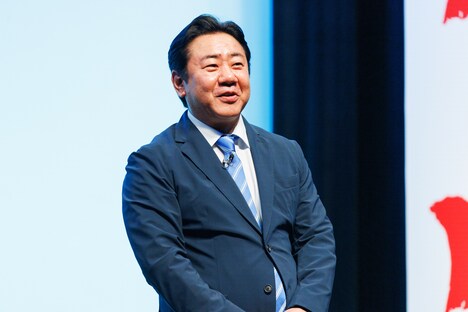 「錦鯉独演会『バカの恩返し』」に出演する錦鯉・渡辺(撮影:二瓶 彩)