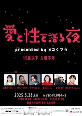 見取り図リリー、ゆにばーす・はら、オダウエダ、青木マッチョが愛と性を語る