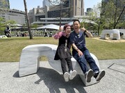 「ごぶごぶ」のロケを展開する東野幸治と久本雅美