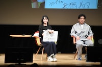 左から野口衣織、マヂカルラブリー・野田クリスタル