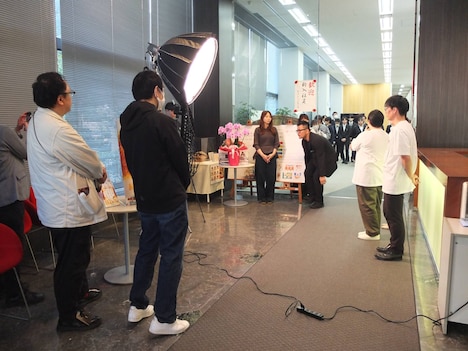 Web動画撮影の様子