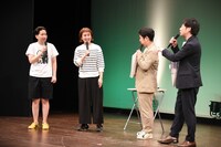 左から忠犬立ハチ高、ウエストランド井口、かもめんたる槙尾