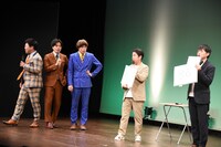 左からトゥリオ、ウエストランド井口、かもめんたる槙尾