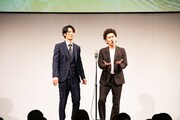 森ノ宮よしもと漫才劇場でネタを披露するツートライブ