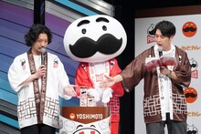 左からニューヨーク嶋佐、Mr.P、ニューヨーク屋敷