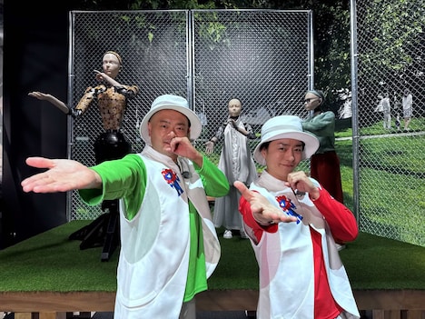 大阪・関西万博を訪れる櫻井翔とあばれる君