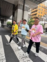 （左から）わらふぢなるお・口笛なるお、バナナマン日村、サンドウィッチマン伊達