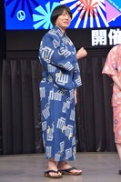 青木マッチョ。浴衣の着付けの人に「体型が無茶苦茶だから合わせられない」と言われたという