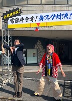 左から南海キャンディーズ山里、EXIT兼近