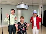 「週刊ナイナイミュージック」に出演するナインティナインと香取慎吾(中央)
