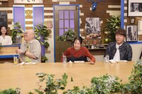 「これ余談なんですけど…」に出演する千原せいじ、ベッキー、FUJIWARA藤本と星乃夢奈（後方）