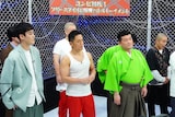 左からラパルフェ、パピヨン、すゑひろがりず、ラブレターズ