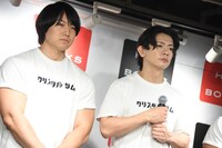 左からかけおち・青木マッチョ、マヂカルラブリー・野田クリスタル