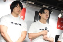 左からかけおち・青木マッチョ、マヂカルラブリー・野田クリスタル