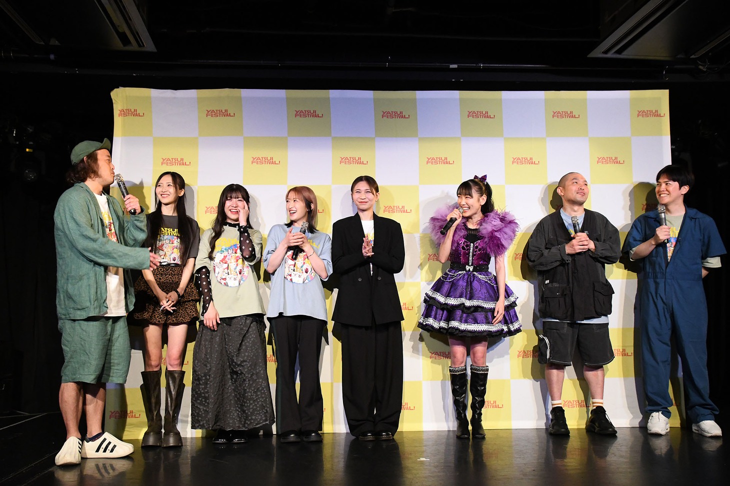 「やついフェス」記者会見の様子