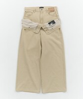 「DOUBLE WAIST PANTS（BEIGE）」