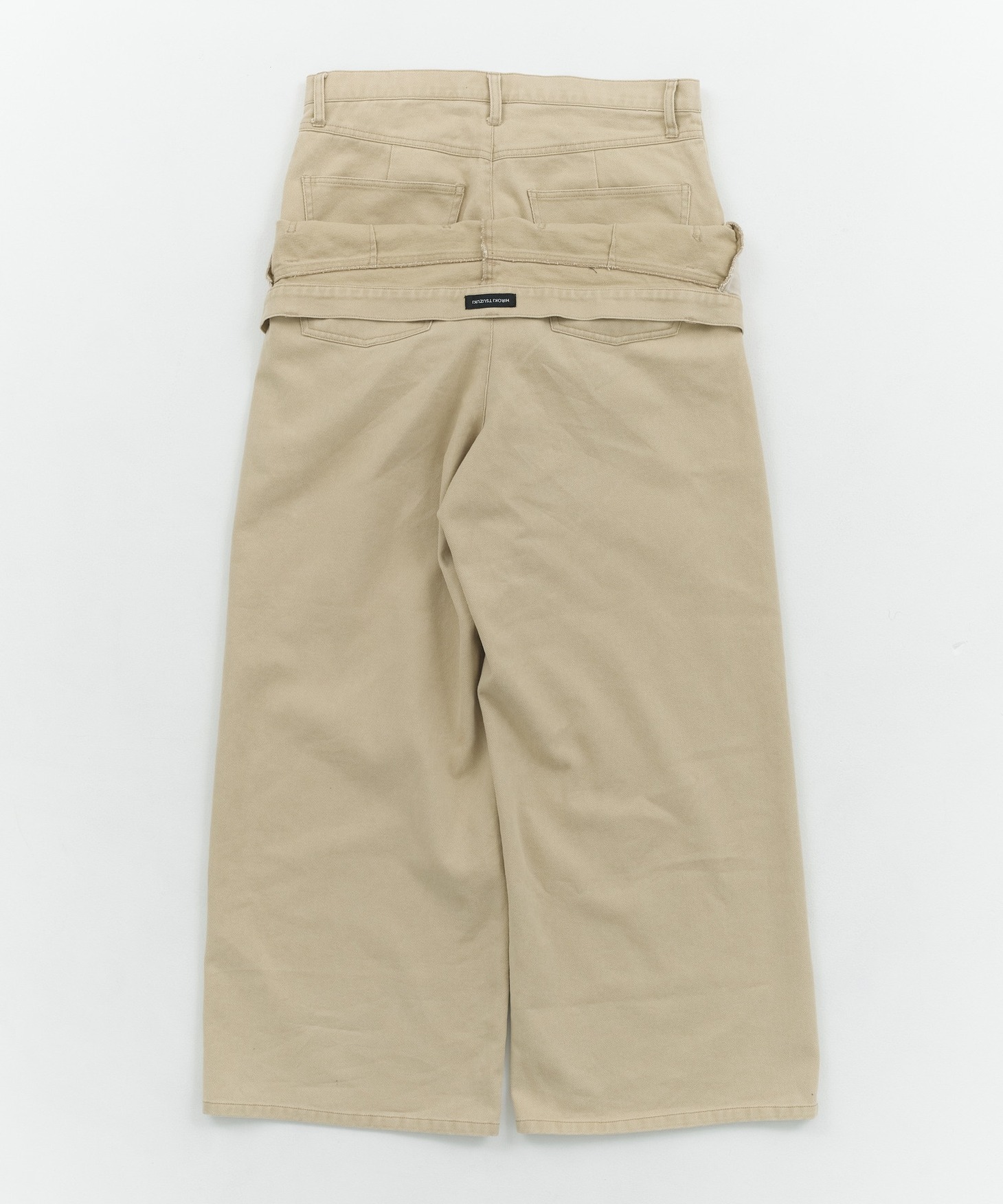 「DOUBLE WAIST PANTS（BEIGE）」