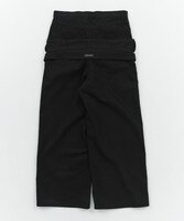 「DOUBLE WAIST PANTS（BLACK）」