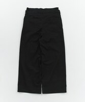「DOUBLE WAIST PANTS（BLACK）」