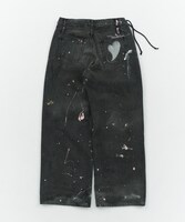 「PAINT BAGGY DENIM（BLACK）」