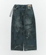 「PAINT BAGGY DENIM（BLUE）」