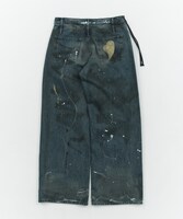 「PAINT BAGGY DENIM（BLUE）」