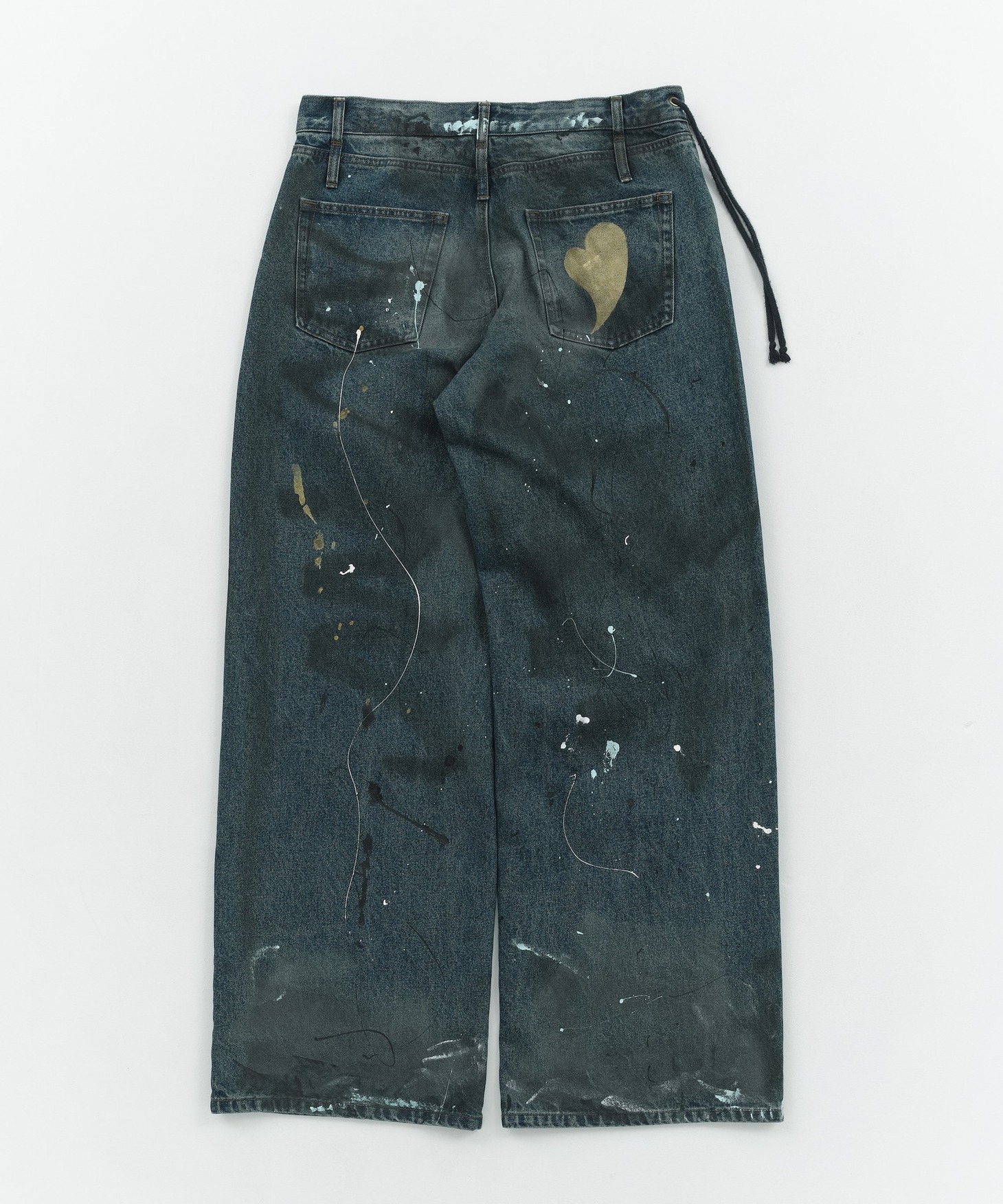「PAINT BAGGY DENIM（BLUE）」