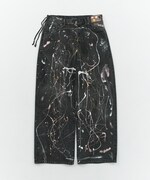 「PAINT BAGGY DENIM（BLACK）」