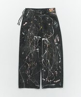 「PAINT BAGGY DENIM（BLACK）」