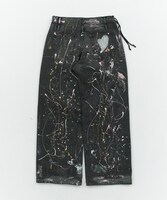 「PAINT BAGGY DENIM（BLACK）」