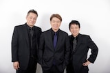 B21スペシャル。左からデビット伊東、ヒロミ、ミスターちん