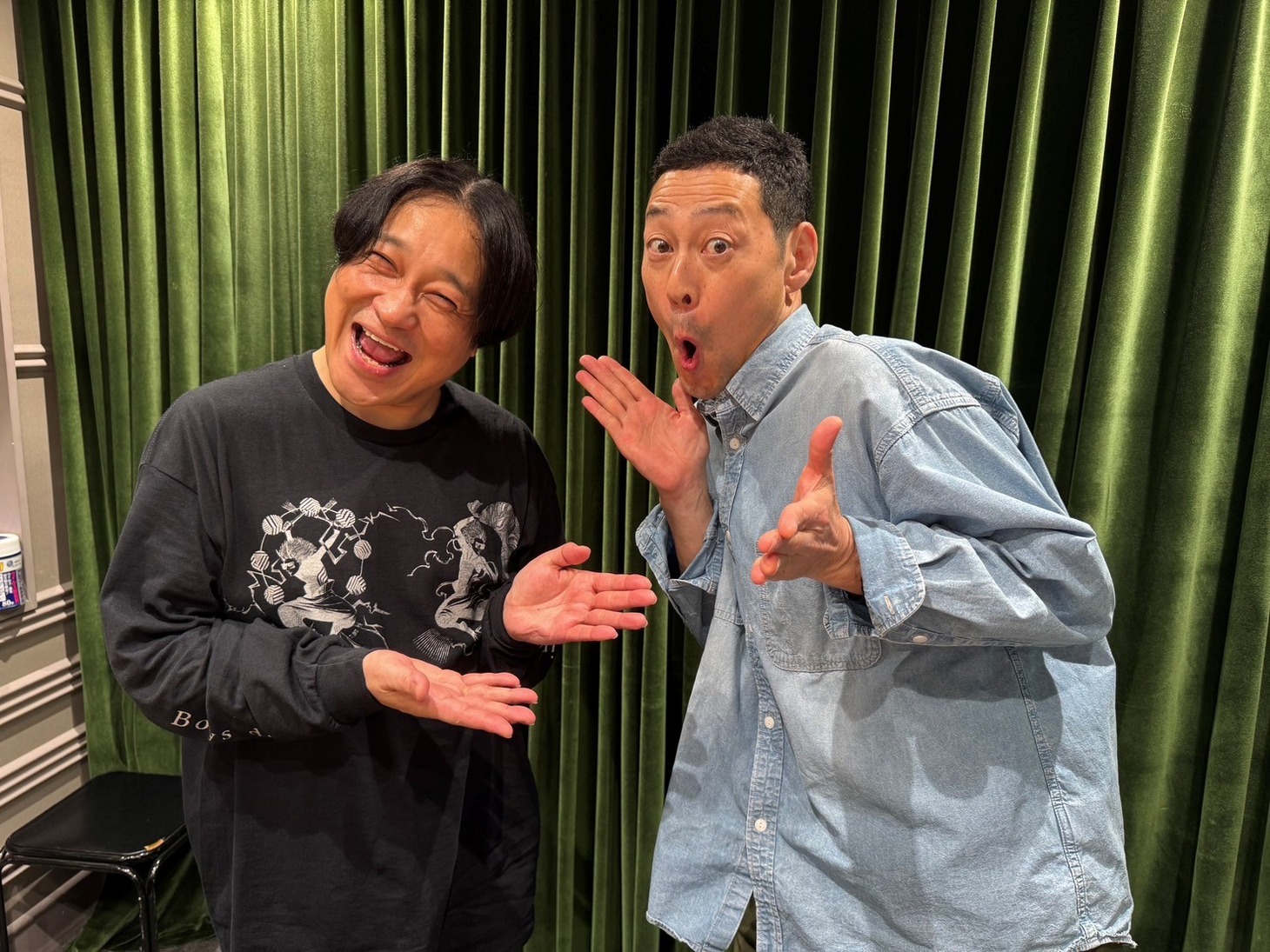 「永野はミスターTBS」に出演する永野とゲストの東野幸治