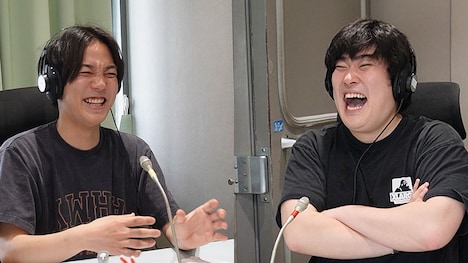 収録に臨む例えば炎