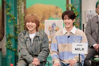 M!LKの（左から）吉田仁人、山中柔太朗