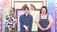 左からぱーてぃーちゃん信子、紅しょうが