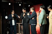 寄席コーナーに出演した芸人たち