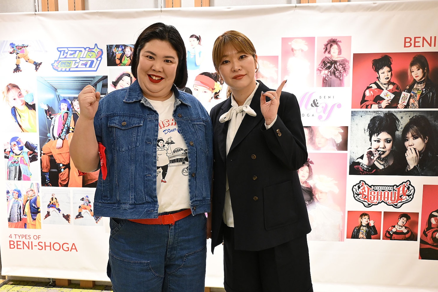 初ポップアップストア「紅色4」に訪れた紅しょうが