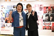 初ポップアップストア「紅色4」に訪れた紅しょうが